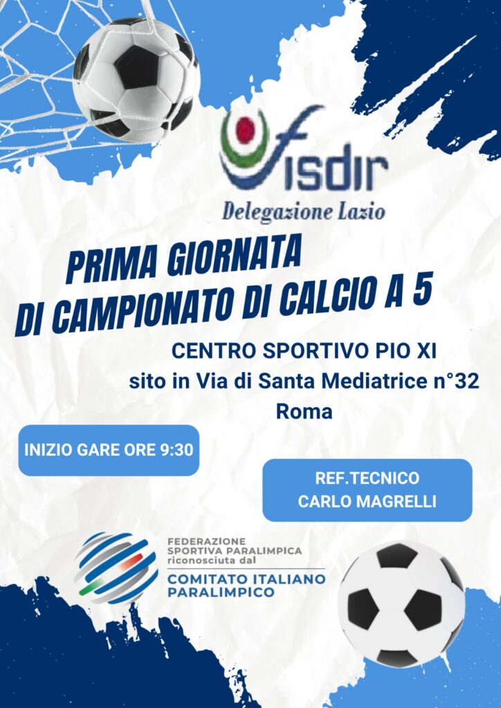 Prima giornata campionato regionale FISDIR A5